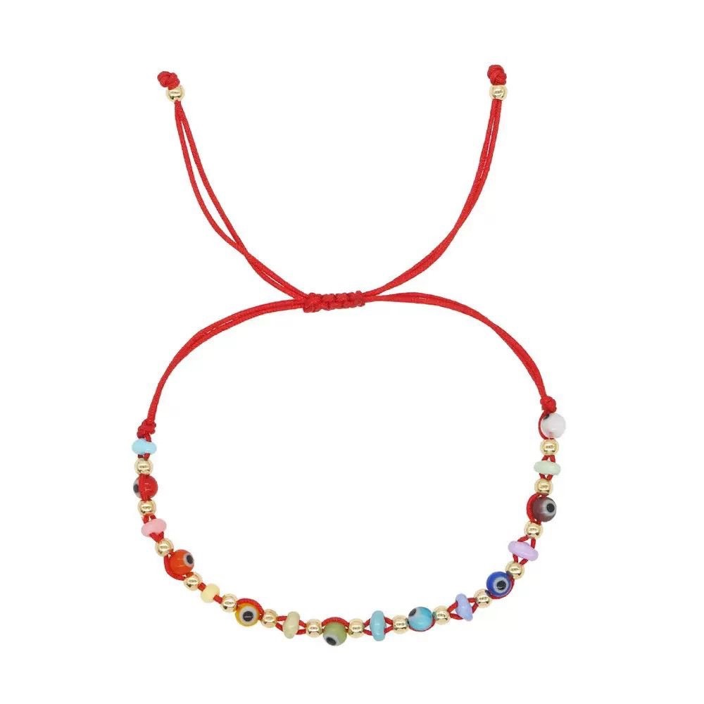 Evil Eye bracelet on red string